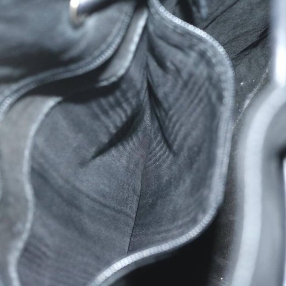 💎 GUCCI 💎 LEATHER SHOULDER BAG PURSE BLACK CLASIC AUTHENTIC 001 3748 001988 - Picture 11 of 14